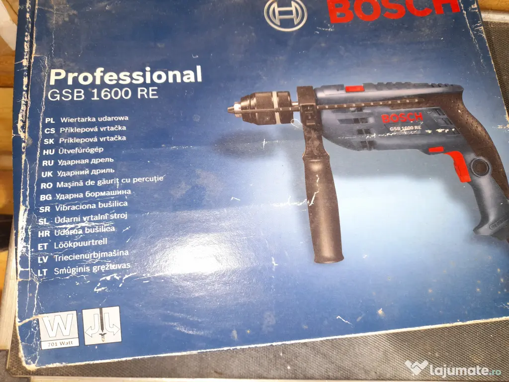 Masină de găurit cu percutie bosch