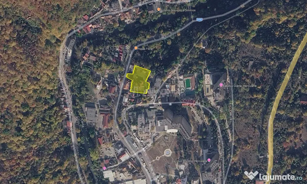 Baile Herculane, De Vila Miramonte, 3204 Mp. Teren Intravil - Baile Herculane (Caras-Severin)