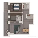 Apartament 3 camere 70,09, ansamblu NZEB, zona Terra