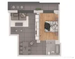 Apartament 2 camere, 49,34mp, ansamblu NZEB, zona Terra