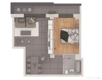 Apartament 2 camere, 49,34mp, ansamblu NZEB, zona Terra