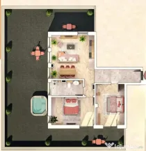 Apartament 3 camere, 67,1mp, 103,8mp TERASA, Sannicoara