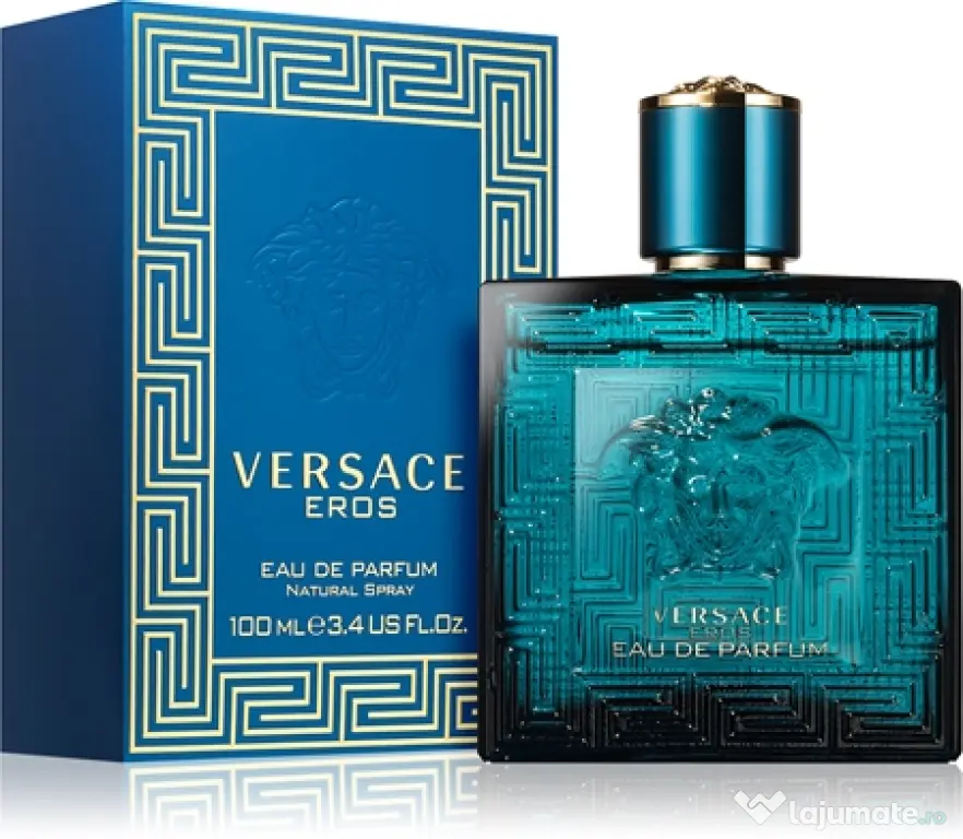 Versace Eros 100ml Parfum, pentru barbati, made in Italy