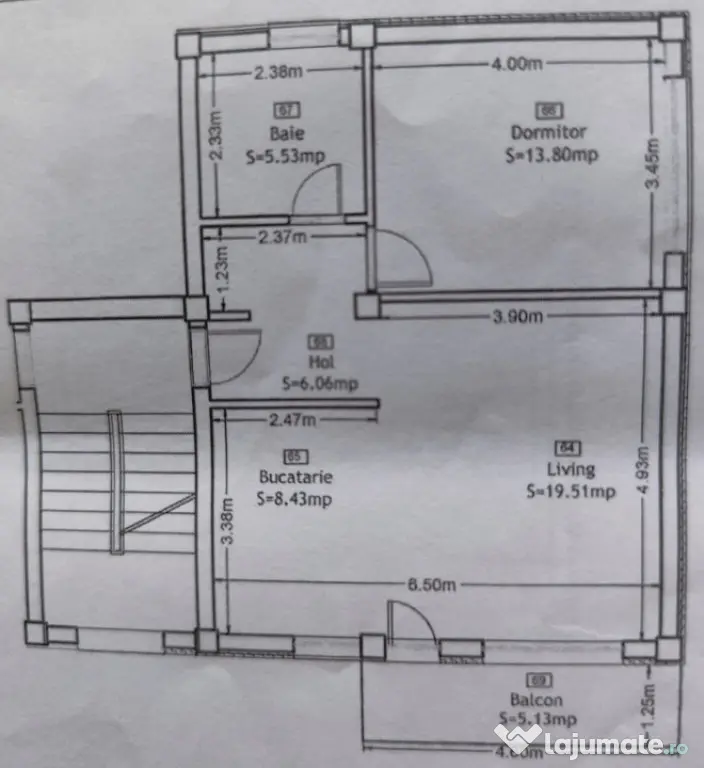 Apartament 2 camere in zona Tineretului - Floresti (Cluj)