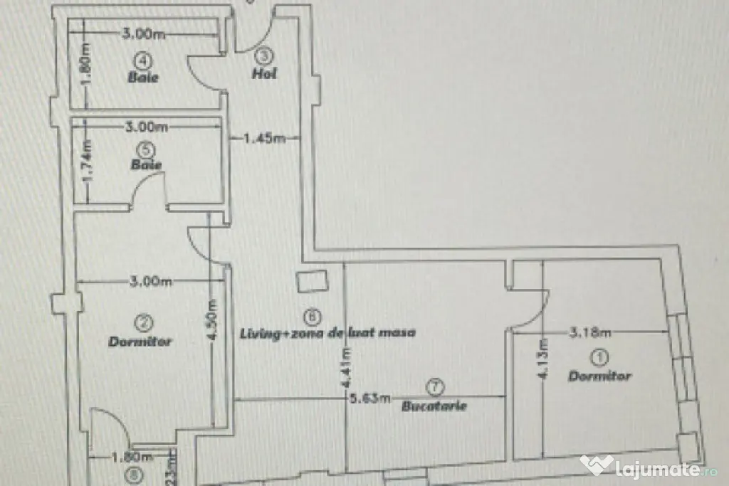 Apartament 3 camere, 69,56mp | Zona Calea Baciului | Cluj | - Cluj-Napoca (Cluj)