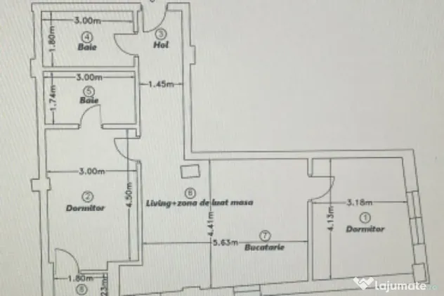 Apartament 3 camere, 69,56mp | Zona Calea Baciului | Cluj | - Cluj-Napoca (Cluj)