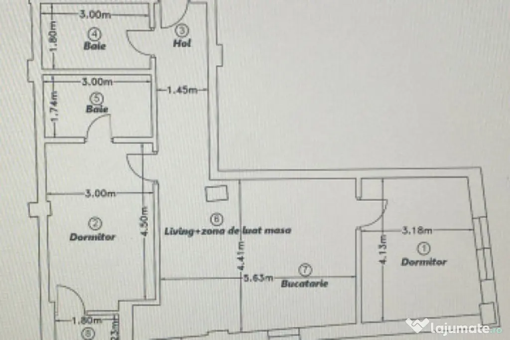Apartament 3 camere, 69,56mp | Zona Calea Baciului | Cluj | - Cluj-Napoca (Cluj)