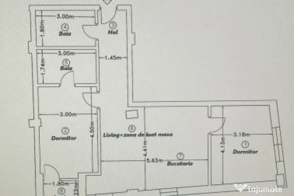 Apartament 3 camere, 69,56mp | Zona Calea Baciului | Cluj | - Cluj-Napoca (Cluj)