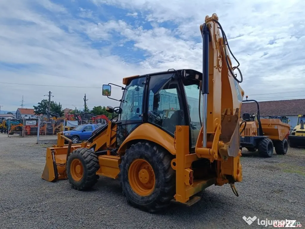 Buldoexcavator CAT 428E, 2007, cupă multifuncțională, braț telescopic - Negresti Oas (Satu-Mare)