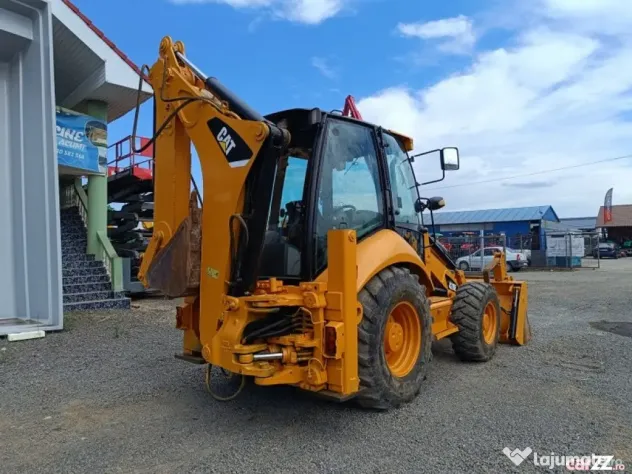 Buldoexcavator CAT 428E, 2007, cupă multifuncțională, braț telescopic - Negresti Oas (Satu-Mare)