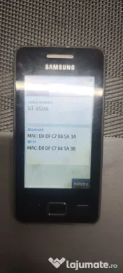 Samsung Star II (GT-S5260) – Telefon retro/colecție, resetat