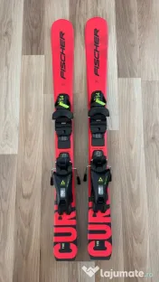 Schiuri copii Fischer The Curv 90 cm + legaturi FS4 