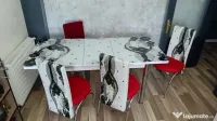 Mobilier living masa si 4 scaune