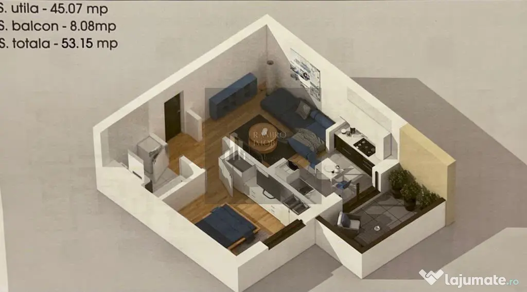 Apartament 2 camere, Ozana/Pallady, Bloc nou, Mobilat și... - Bucuresti (Bucuresti-Ilfov)