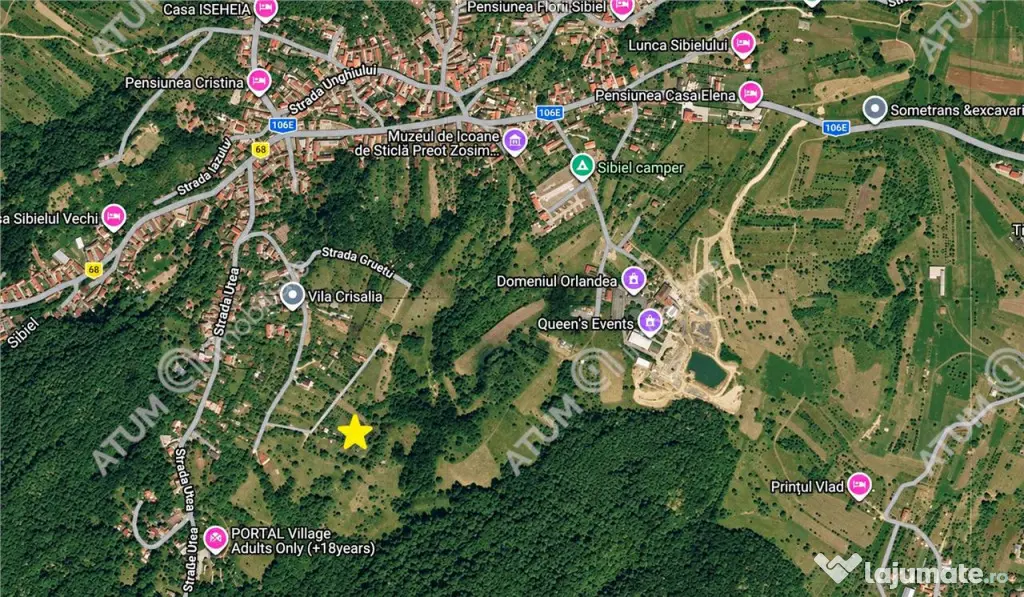 Teren extravilan 1200 mp in Sibiel langa Sibiu - ideal inves - Sibiel (Sibiu)