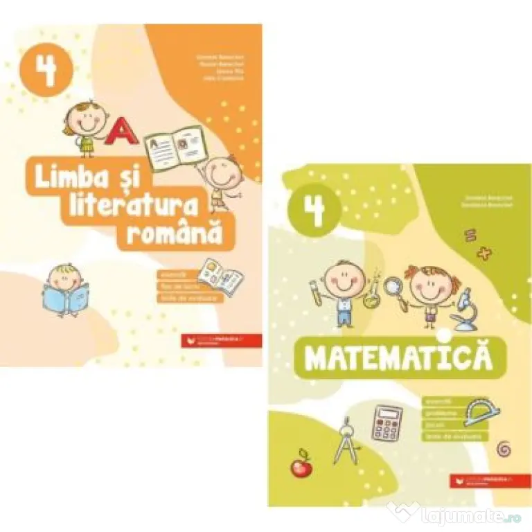 Pachet Teste de evaluare. Matematica si Limba si literatura romana clasa a 4-a - Daniela Berechet
