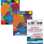 Pachet 3 Culegeri de Matematica pentru clasa a 6-a: Clubul Matematicienilor (semestrele 1+2) si Aritmetica. Agebra. Geometrie. Olimpiade, concursuri s
