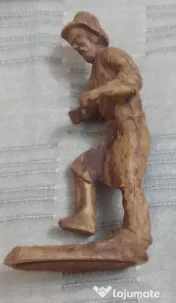 Statueta lemn Mester ascutitor 19 cm.
