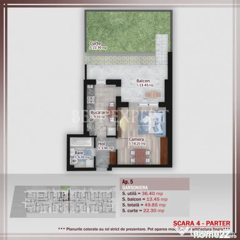 ⭐ Garsonieră Modernă cu Gradina | Parcare inclusa | deal - Bucuresti (Bucuresti-Ilfov)