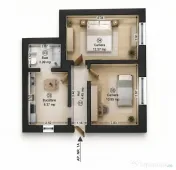 Apartament la cheie cu 2 camere la casa in Parneava Comis... 