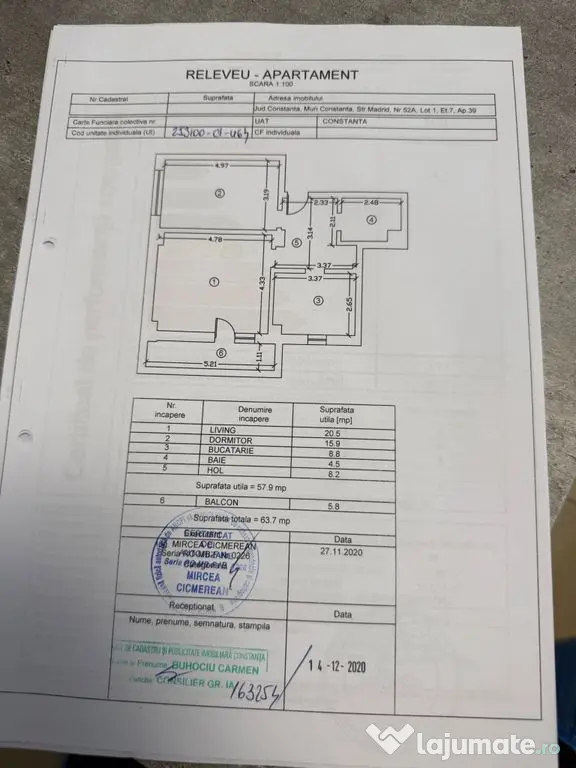 Apartament 2 camere zona Tomis Plus - Constanta (Constanta)