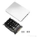 Adaptor servere nou de la m.2/2230/2242/2260/2280 la u2, 2in1 nvme-pci-e&amp;sata u.2 sff-8639