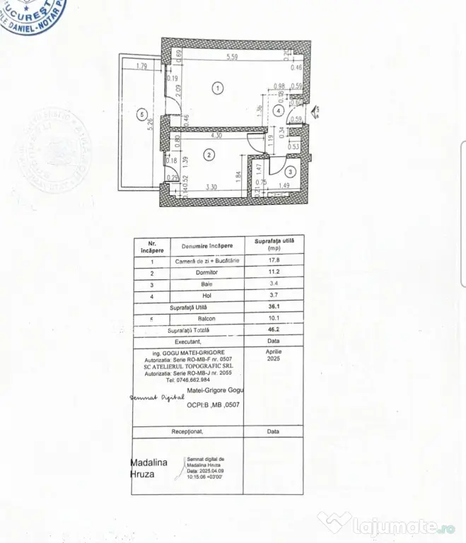 De vanzare Studio dublu premium - PRIMA VISTA- PIPERA - Bucuresti (Bucuresti-Ilfov)