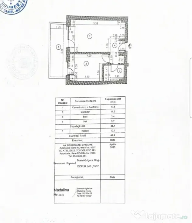 De vanzare Studio dublu premium - PRIMA VISTA- PIPERA - Bucuresti (Bucuresti-Ilfov)