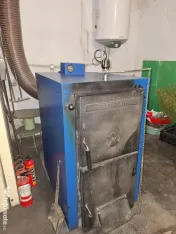 Centrala termica Romstal pe lemne și cărbuni + Boiler termoelectric + Accesorii 