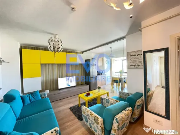 Apartament cu 2 camere, aer conditionat, complex Newton Tata - Iasi (Iasi)