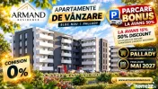 2 Camere | Bloc Modern | 10 min Parcul Teilor| Avans 15% | P 