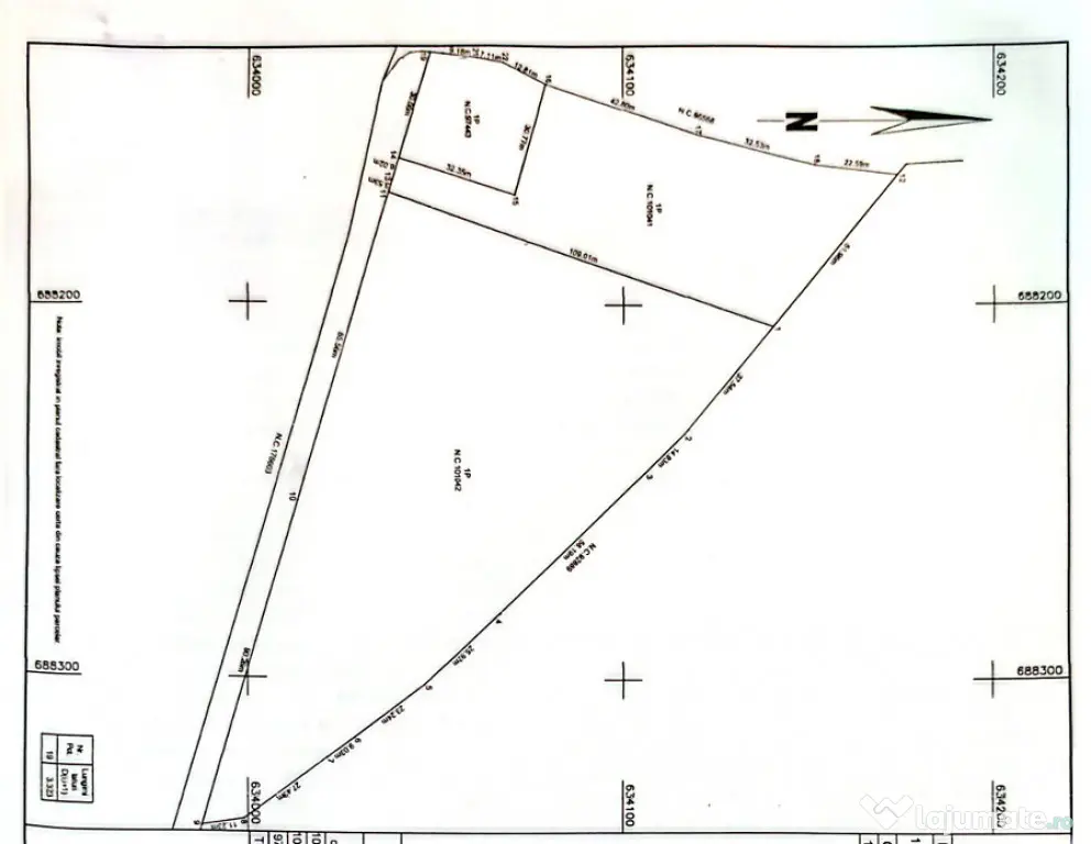 Teren intravilan, 16.020 mp, zona Antibiotice - Uricani (Iasi)