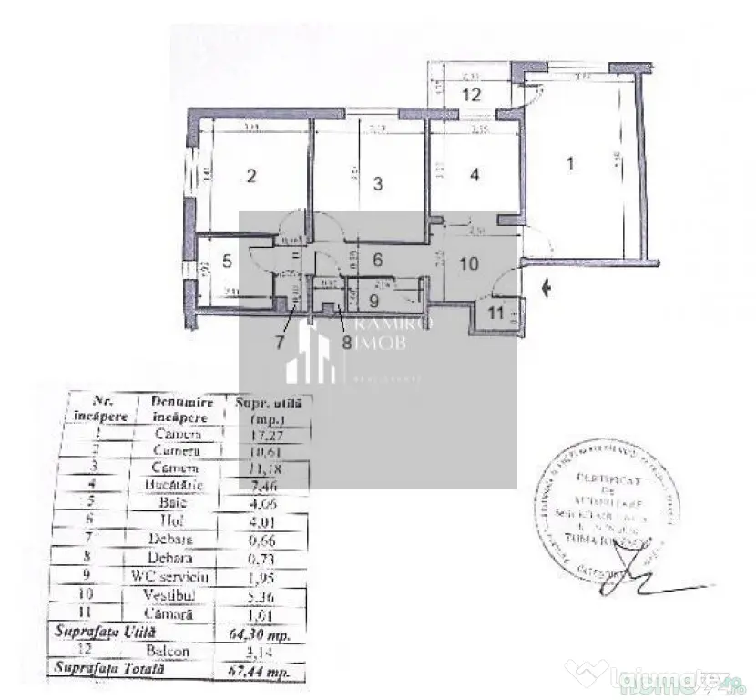 Apartament 3 camere decomandat -10 minute de metrou Apara... - Bucuresti (Bucuresti-Ilfov)