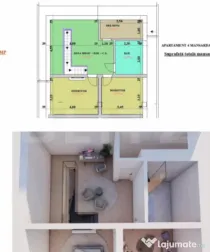 Apartament cu 4 camere | Rediu – Str. Prisăcii | Etaj 2 |