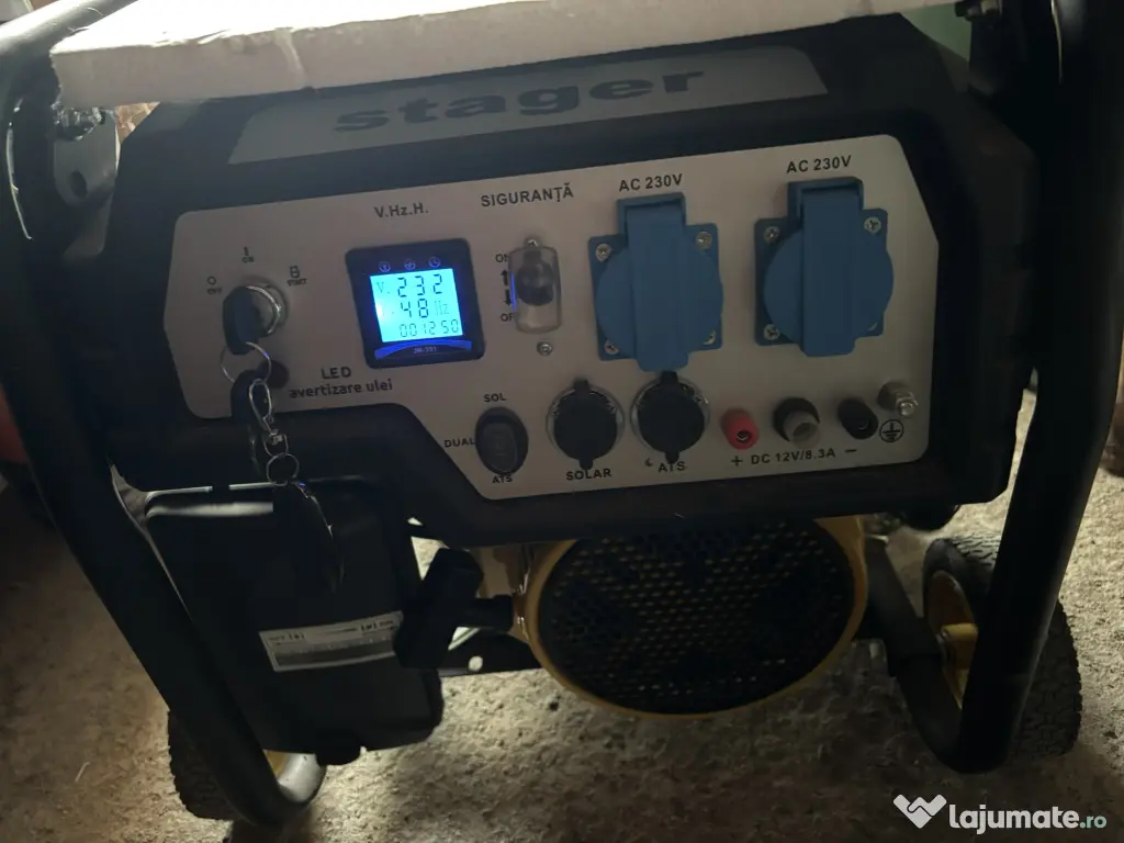 Generator de curent Stager FD 3600ER, 3 kW, Benzină Pornire Electrică ATS Ca Nou