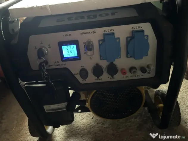 Generator de curent Stager FD 3600ER, 3 kW, Benzină Pornire Electrică ATS Ca Nou