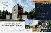COMISION 0% | Teren intravilan 307 mp | Autorizatie de cons