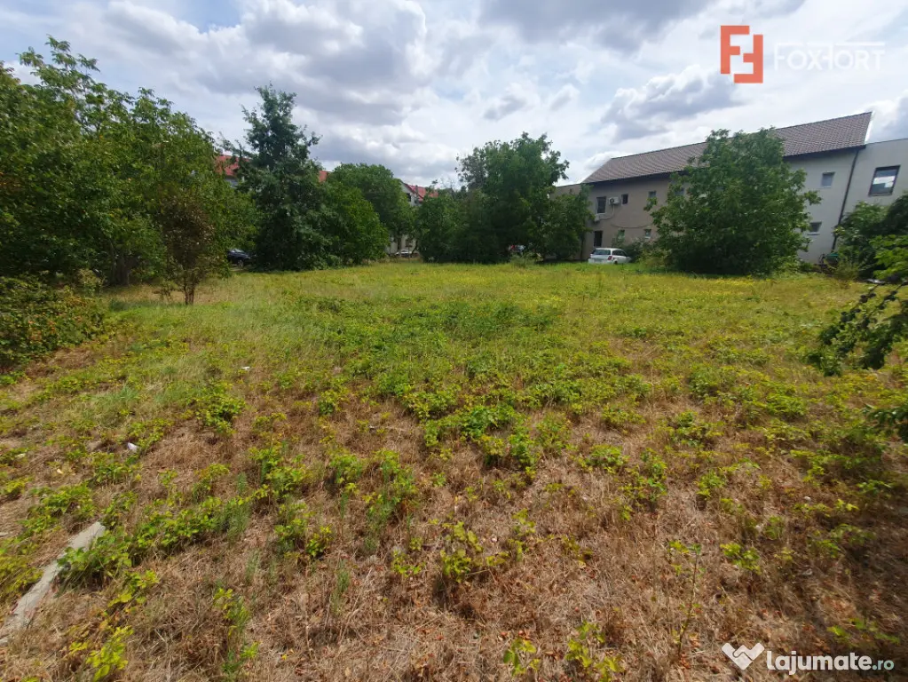 Teren intravilan 1510 mp, front stradal 34 m, zona Brancovea - Timisoara (Timis)