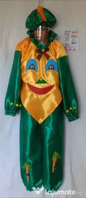 Costum Morcov pentru copii, 7-8-9 ani 