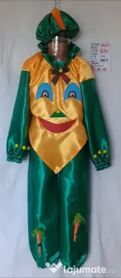 Costum Morcov pentru copii, 7-8-9 ani 