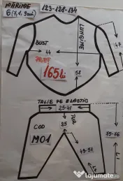Costum Morcov pentru copii, 7-8-9 ani 