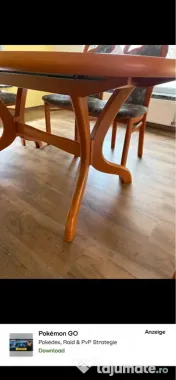 Vând masă cu șase scaune 