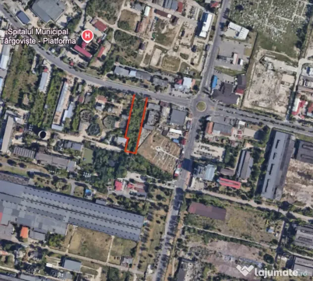 Teren Industrial 4200m Centura Targoviste Deschidere 36m la str Lamino - Targoviste (Dambovita)