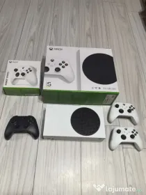 Vând Xbox Series S 512GB Full Box +3 Controllere + Cont UFC 5 & Mortal Kombat 11