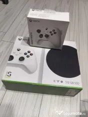 Vând Xbox Series S 512GB Full Box + 3 Controllere + Cont UFC 5 & FC 25
