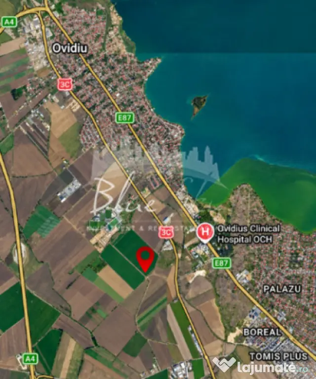 Teren 22.500 mp în apropierea Academiei Gheorghe Hagi - Ovidiu (Constanta)