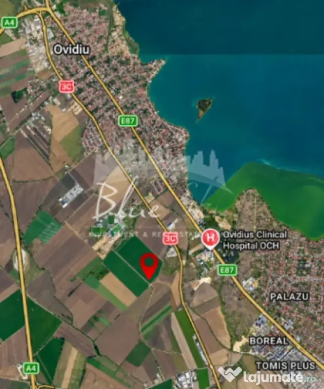 Teren 22.500 mp în apropierea Academiei Gheorghe Hagi - Ovidiu (Constanta)