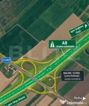 Teren Extravilan 30000 mp la 200-300 m Nodul Autostrazii A8 