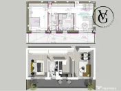 Apartament 2 camere | In complex rezidential | Blue Bike Ed 