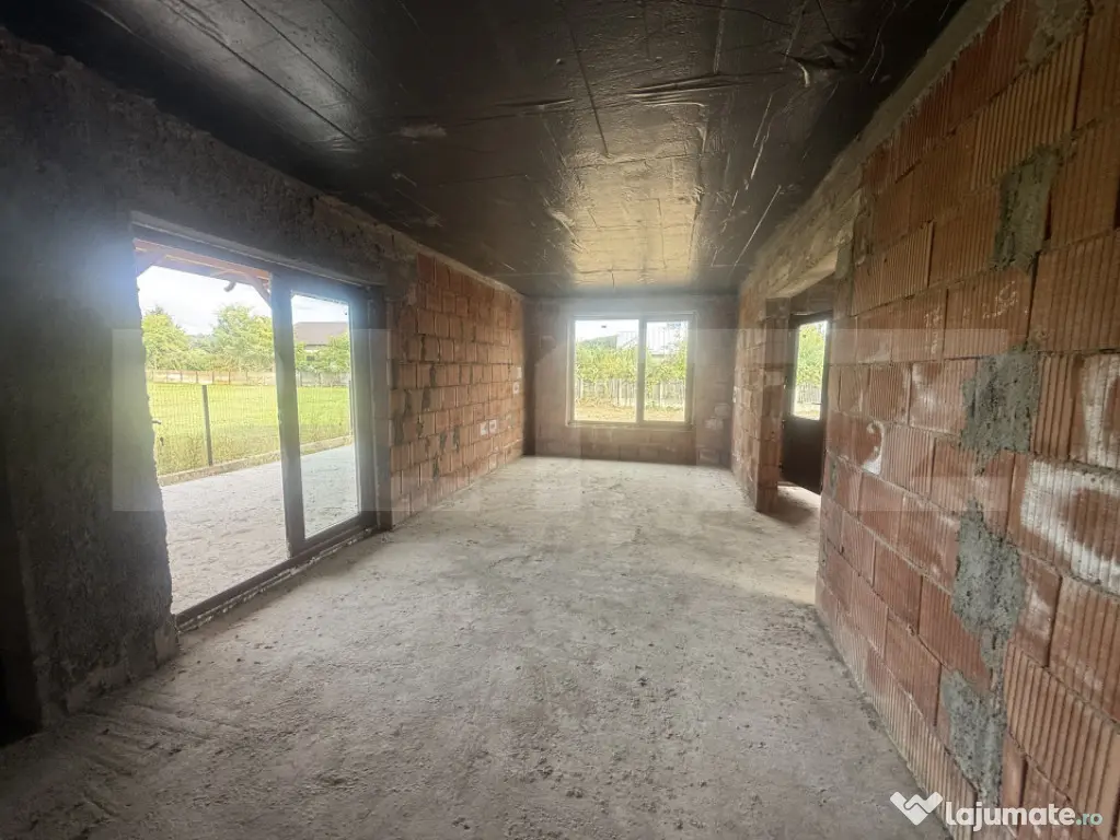 Casă P+pod, teren 580 mp, Vulcana-Pandele – construcție - Gura Vulcanei (Dambovita)